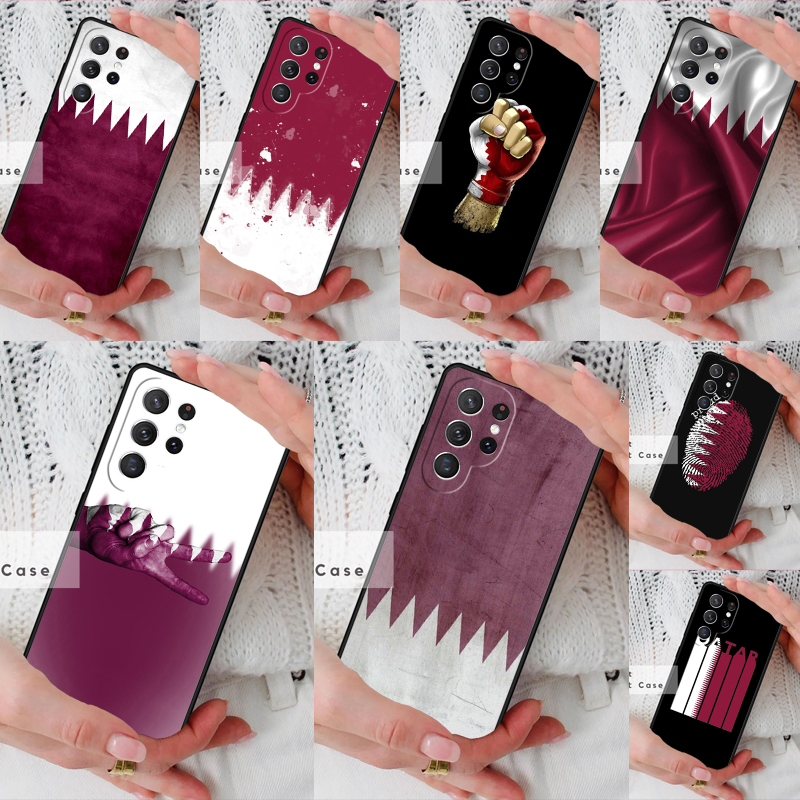 Qatar Flag National Banner Pho - Phone Cases Qatar のレビューと価格