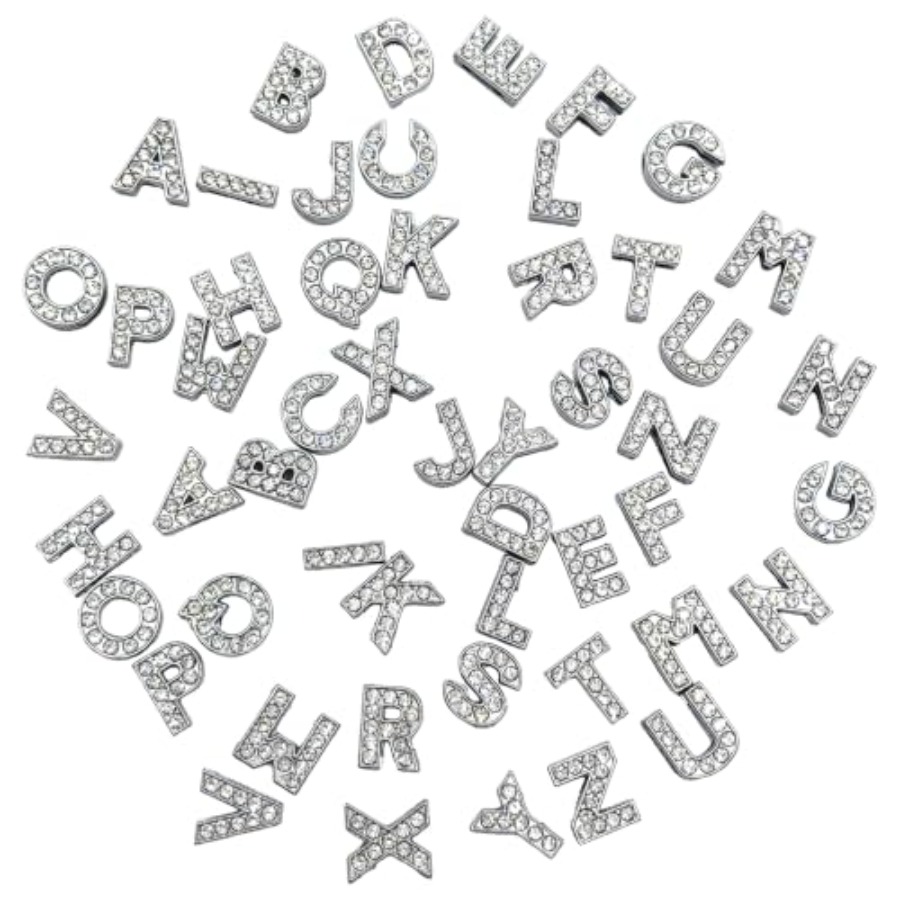 52pcs Rhinestone Letter Charms - Phone Cases Nz のレビューと価格