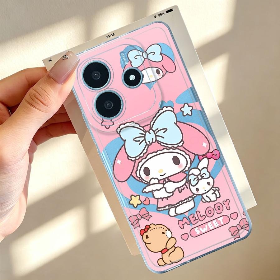 Cartoon Sanrio Melody Soft Pho - Phone Cases Xiaomi 15 のレビューと価格