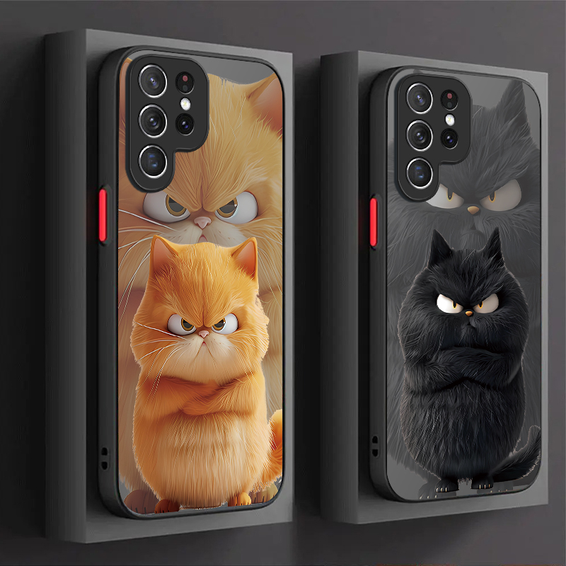 Angry Cat Couple Style Case fo - Phone Cases Galaxy S25 のレビューと価格