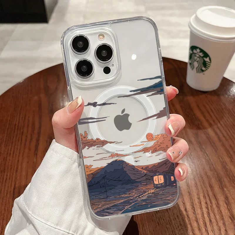 Sunset Pattern Fashion Phone C - Phone Cases Mous のレビューと価格