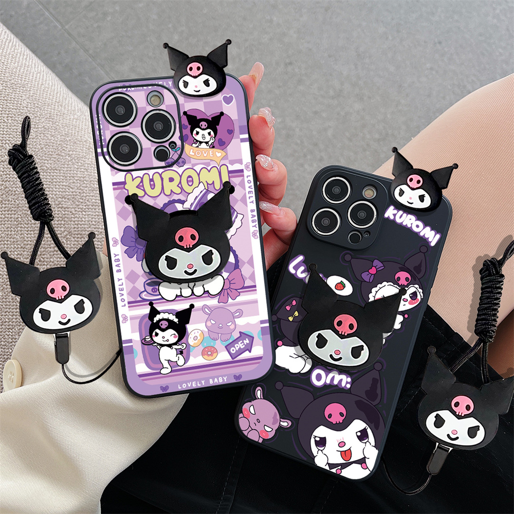 Sanrio 3D Kitty Kuromi Holder  - Phone Cases For Samsung A14 のレビューと価格