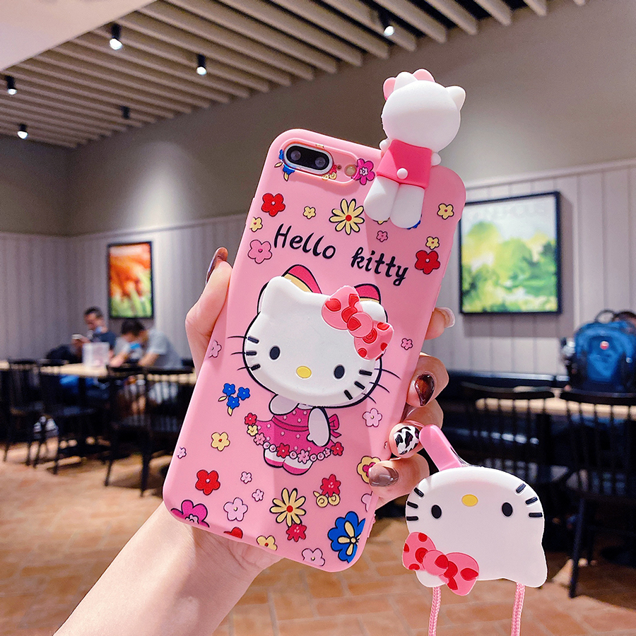 Sanrio 3D Kitty Kuromi Holder  - Phone Cases For Samsung A14 のレビューと価格