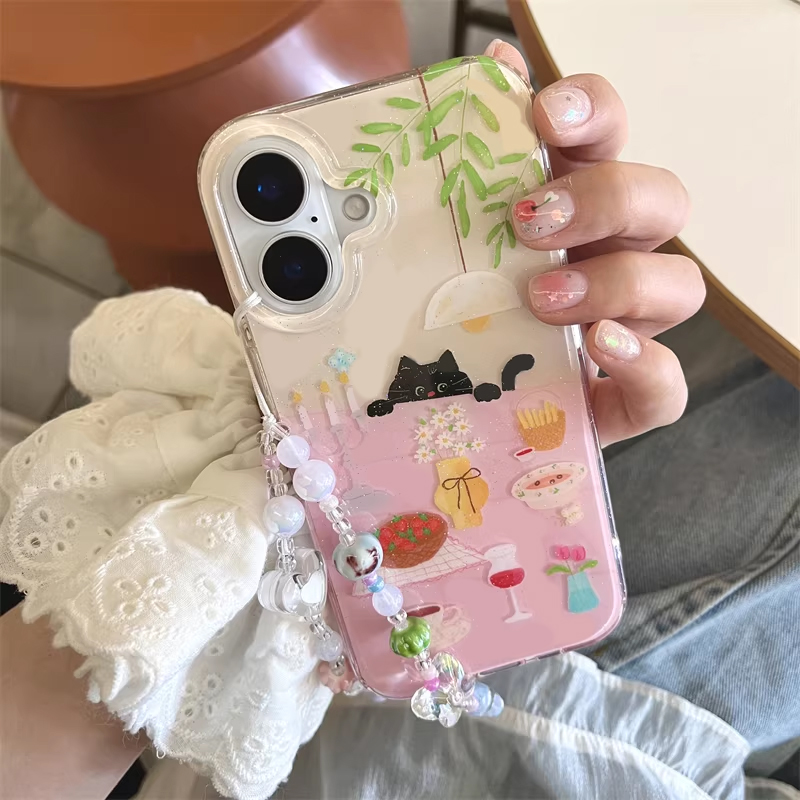 Ins Girl Cute Dining Table Lit - Phone Cases Y2K のレビューと価格