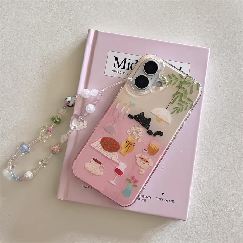 Ins Girl Cute Dining Table Lit - Phone Cases Y2K のレビューと価格