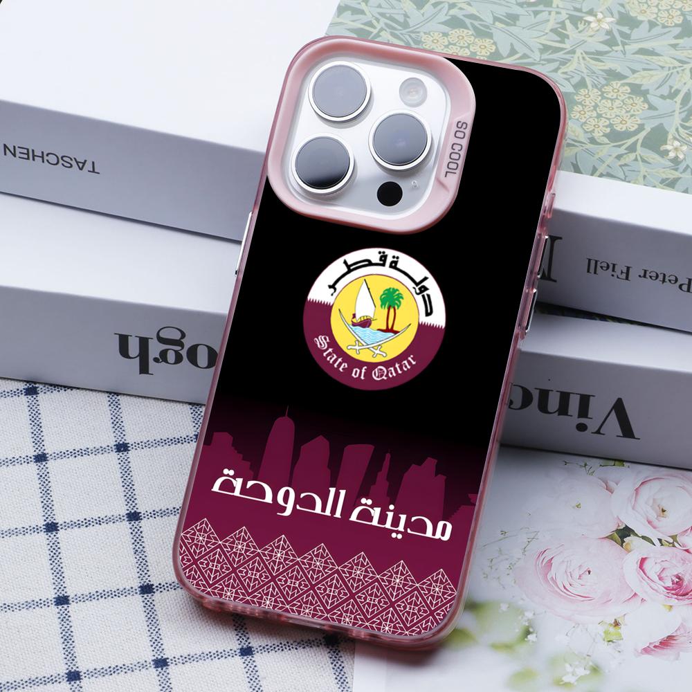 Qatar Flag Phone Case for iPho - Phone Cases Qatar のレビューと価格
