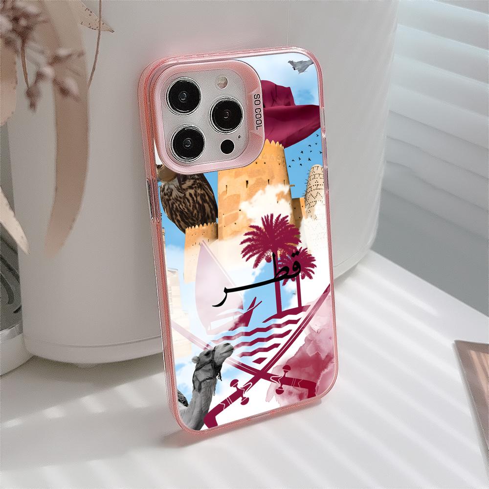 Qatar Flag Phone Case for iPho - Phone Cases Qatar のレビューと価格