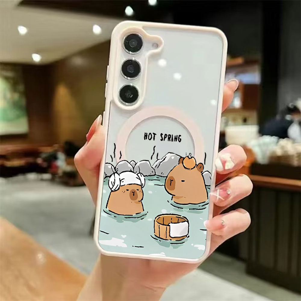 Color Transparent Magnetic Pho - Phone Cases Galaxy S25 のレビューと価格