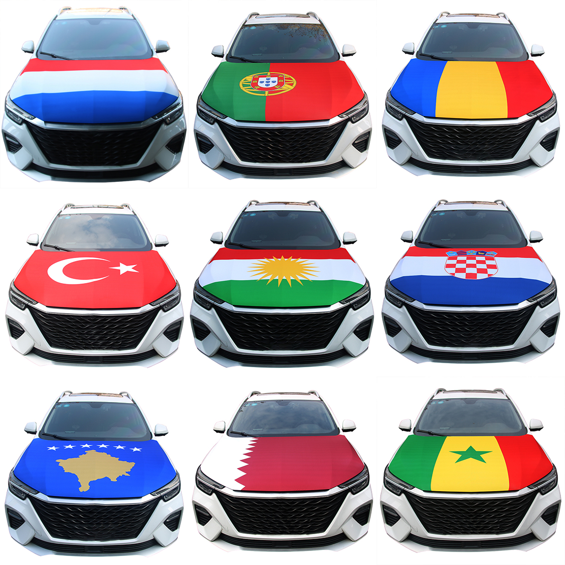 National Flags Car Engine Hood - Phone Cases Qatar のレビューと価格