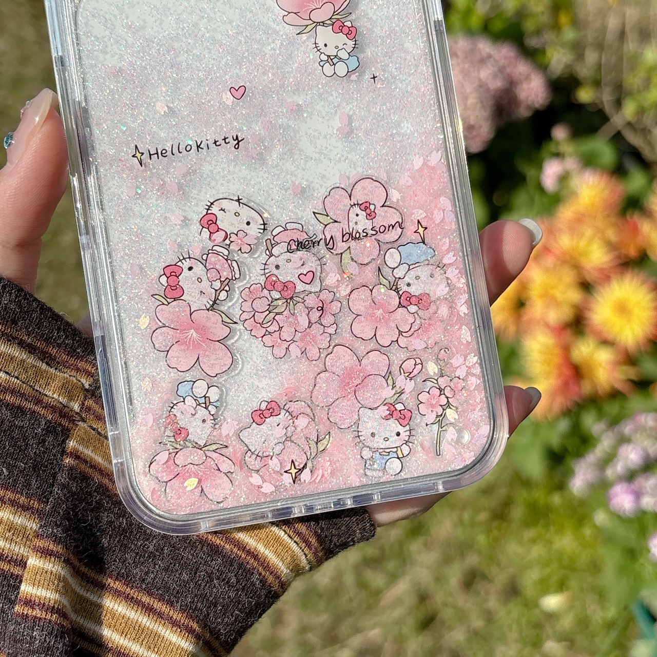 Sweet Pink Cherry Blossom For  - Phone Cases Hello Kitty のレビューと価格