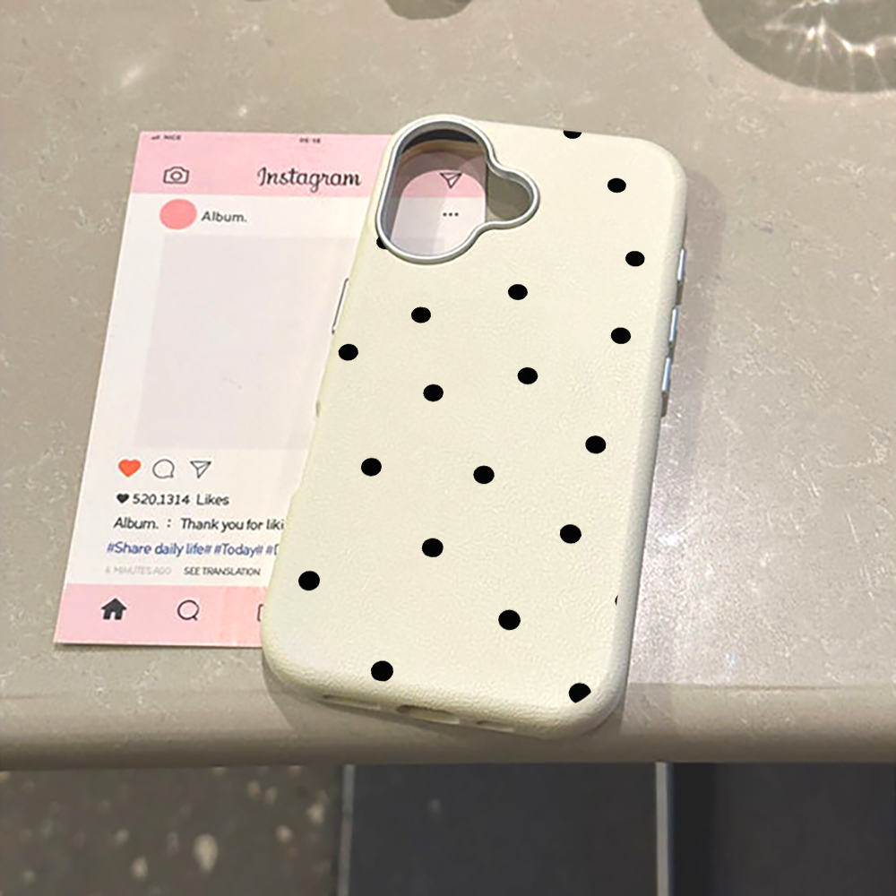 Minimalist Black Polka Dot Pho - Phone Cases Polka Dot のレビューと価格