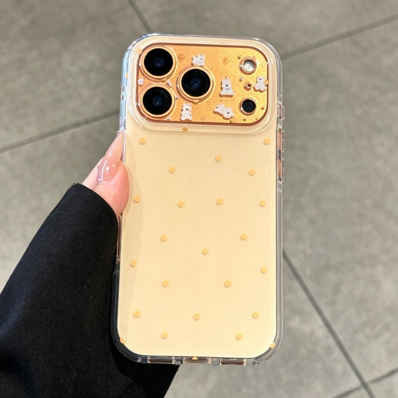 Fashion Cute Yellow Polka Dot  - Phone Cases Polka Dot のレビューと価格