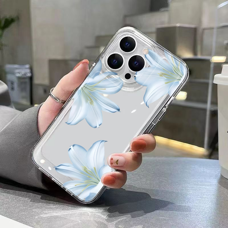 Fashion Exquisite White Lily F - Phone Cases Mous のレビューと価格