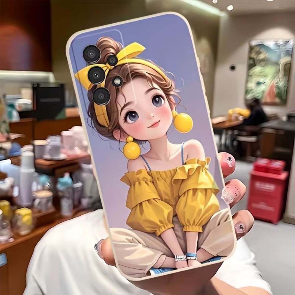 Cute Cartoon Girl Pattern Desi - Cute Anime Case のレビューと価格