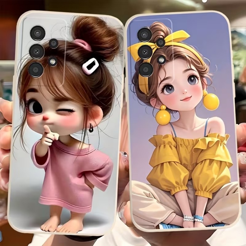 Cute Cartoon Girl Pattern Desi - Cute Anime Case のレビューと価格