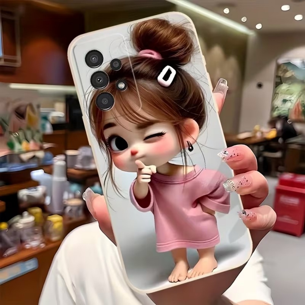 Cute Cartoon Girl Pattern Desi - Cute Anime Case のレビューと価格