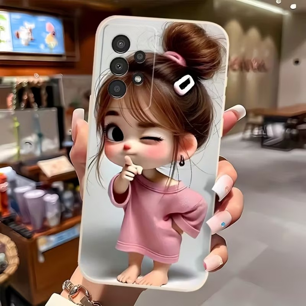 Cute Cartoon Girl Pattern Desi - Cute Anime Case のレビューと価格