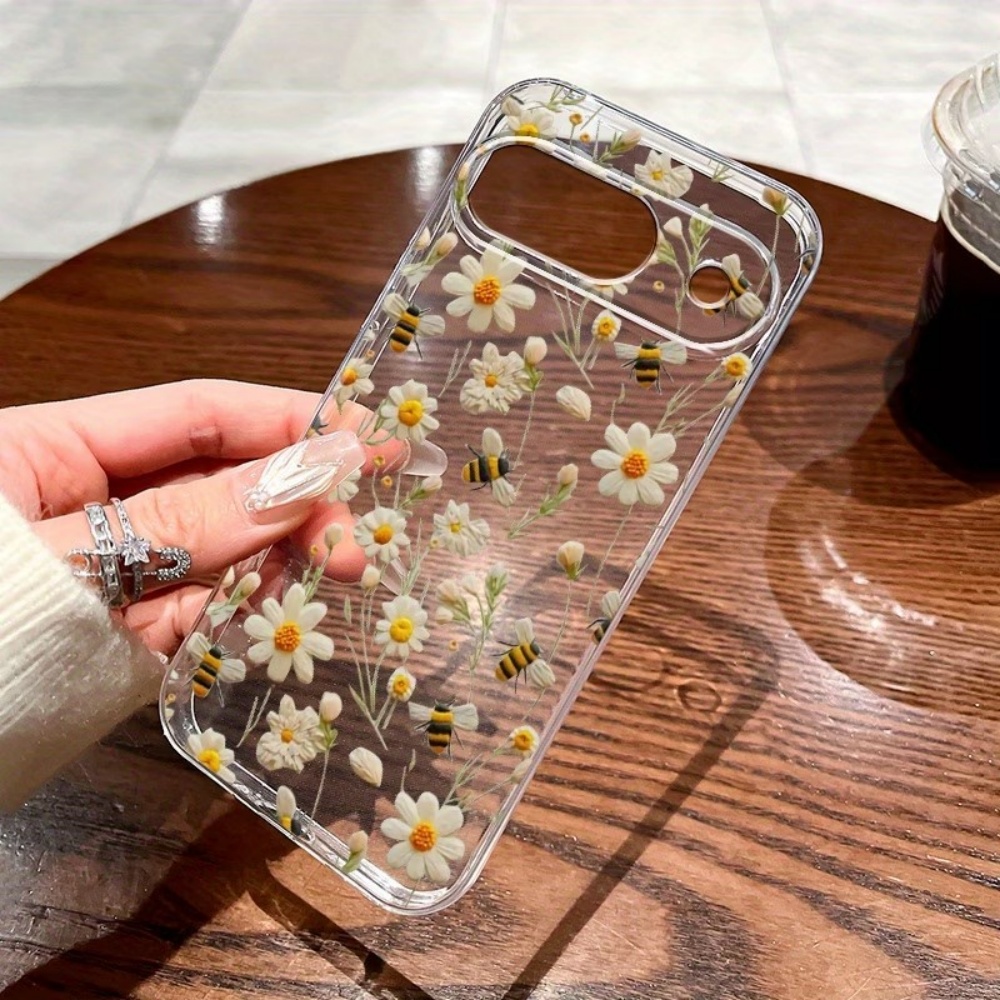 Cute Honeybee Flower Pattern S - Phone Cases Pixel 10 のレビューと価格