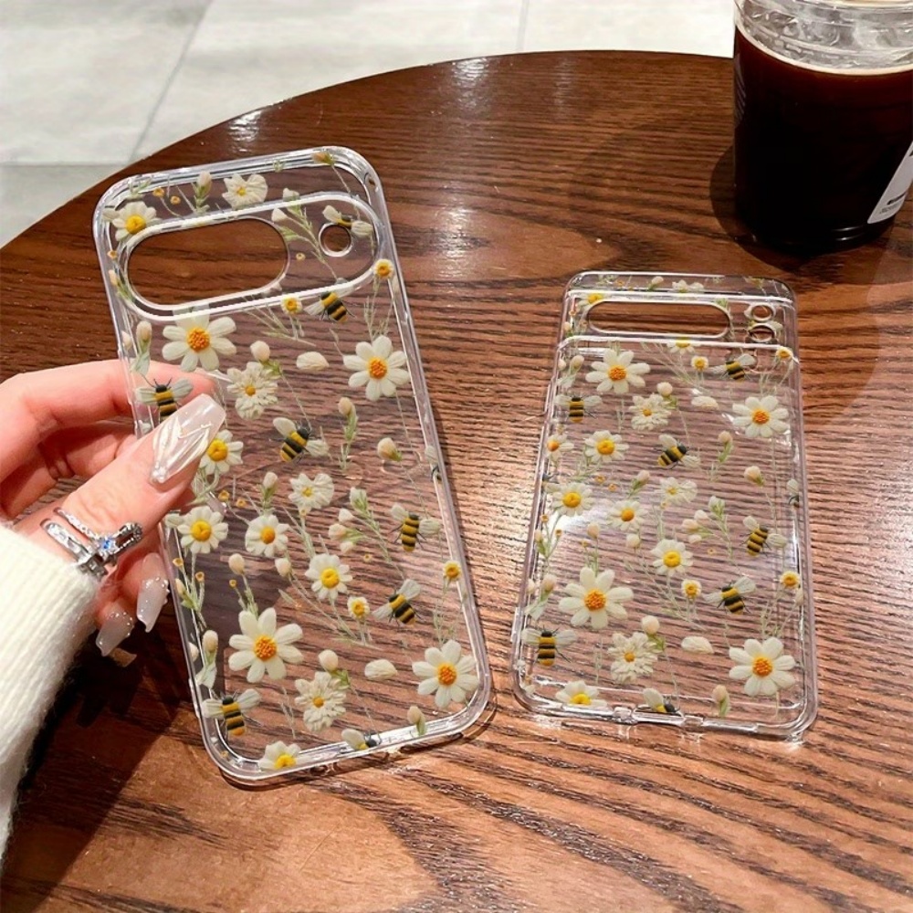 Cute Honeybee Flower Pattern S - Phone Cases Pixel 10 のレビューと価格