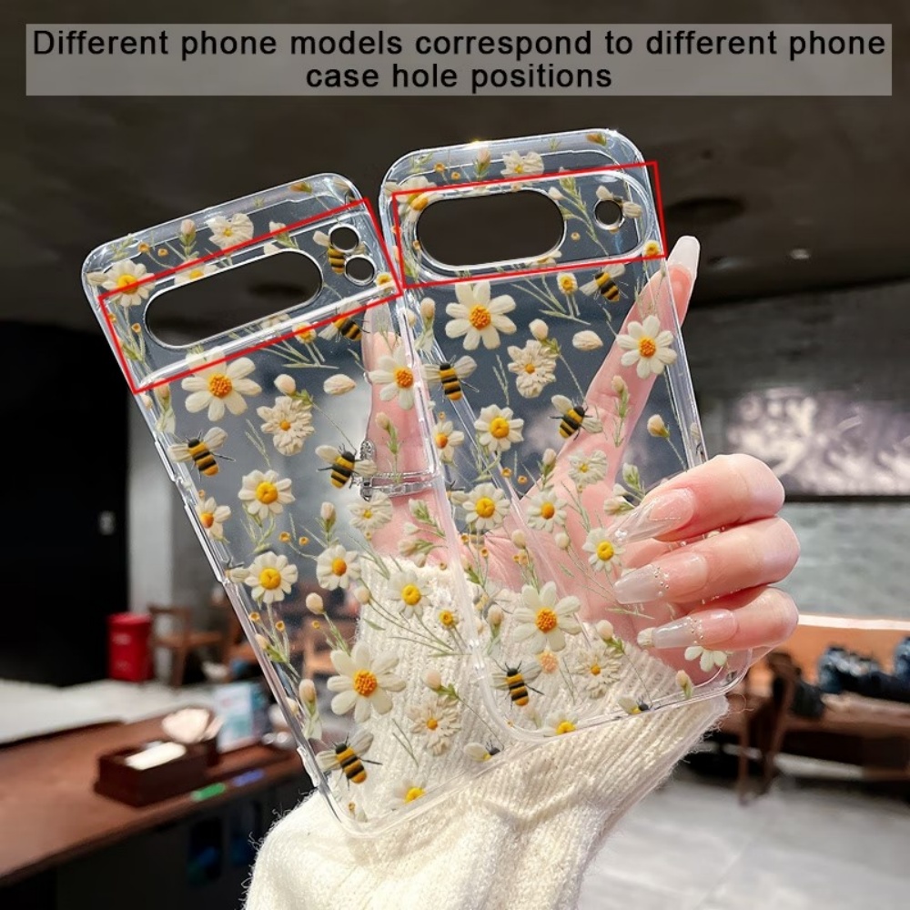 Cute Honeybee Flower Pattern S - Phone Cases Pixel 10 のレビューと価格
