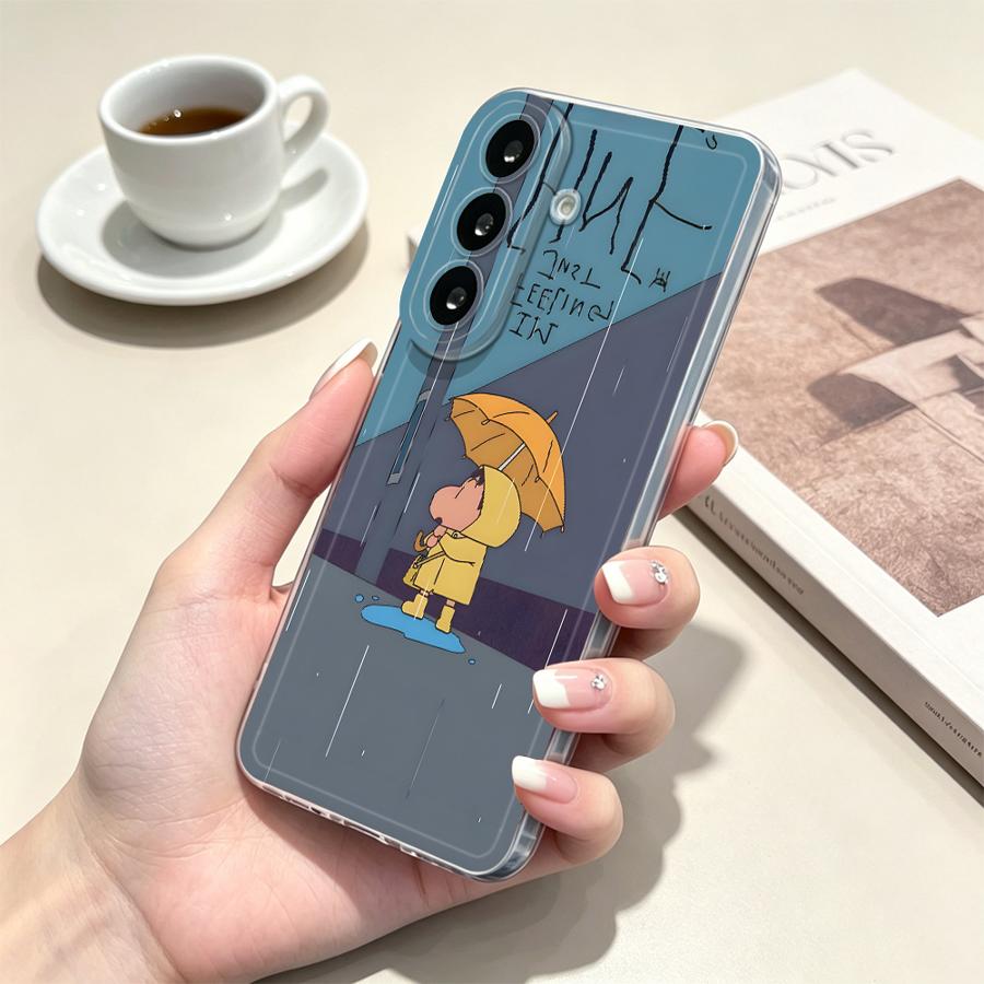 Yellow Umbrella Boy Phone Cove - Phone Cases For Samsung A14 のレビューと価格