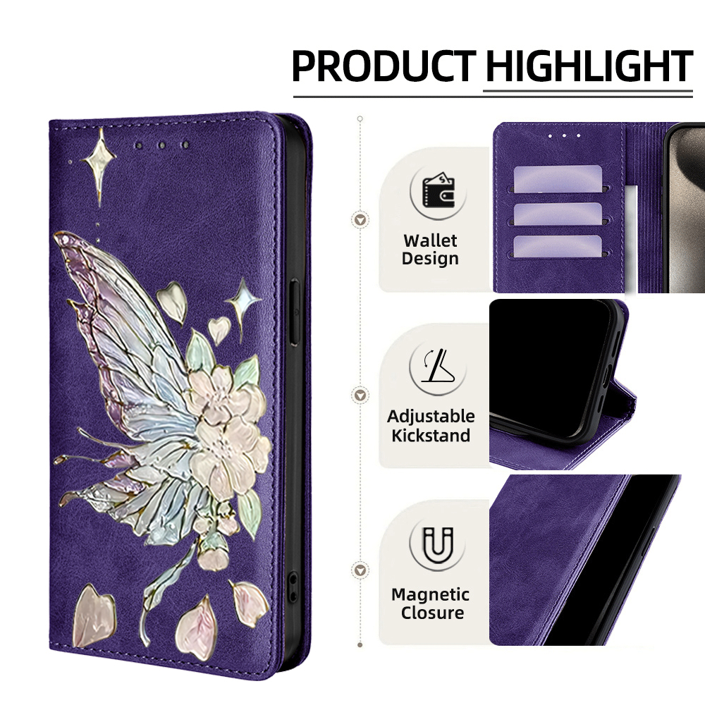 Painted Magnetic Flip Leather  - Phone Cases Galaxy S23 のレビューと価格