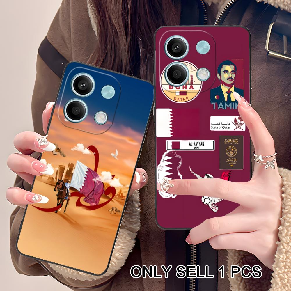 Qatar Flag Matte TPU Mobile Ph - Phone Cases Qatar のレビューと価格